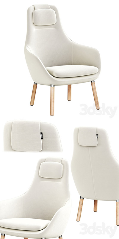 Vitra hal lounge armchair